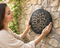 Solar Mandala Garden Light — Outdoor Decorative Wall Lamp