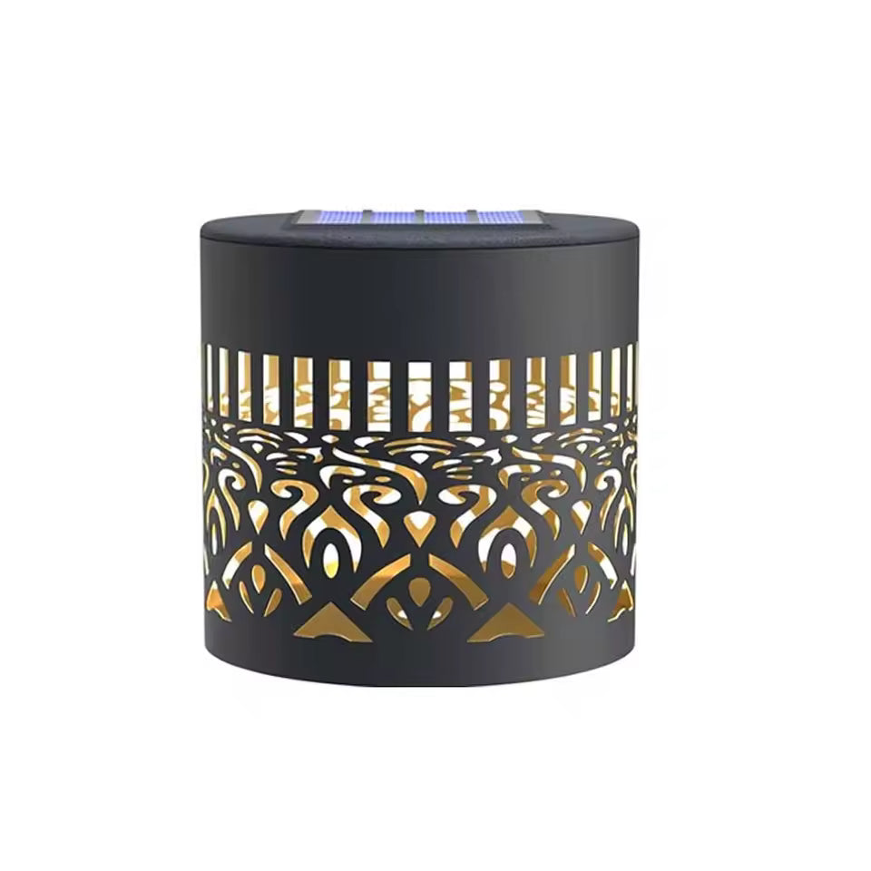 Solar Mandala Garden Light — Outdoor Decorative Wall Lamp