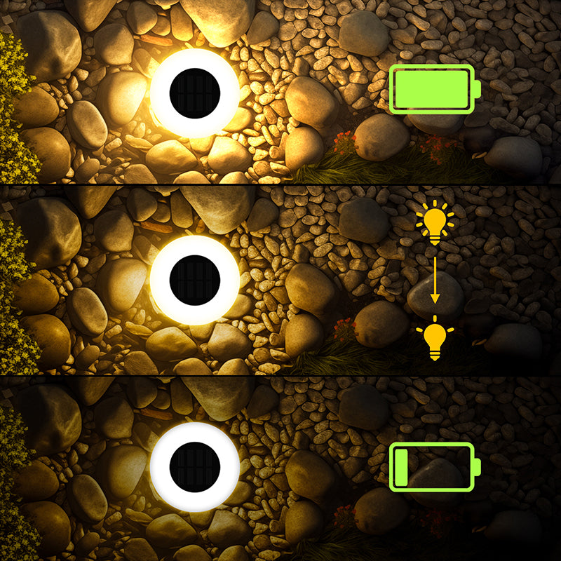 HaloGlow Solar Ground Lights – Waterproof LED Landscape Lighting